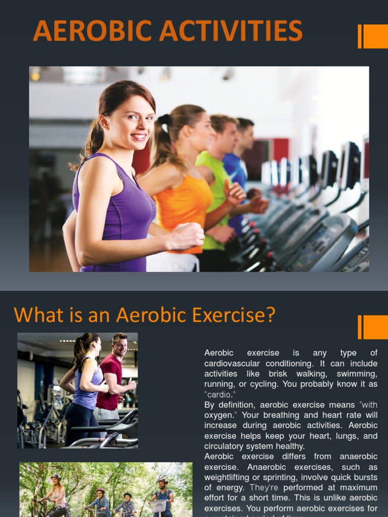 Aerobic ActivitiesExercises PDF | PDF | Aerobic Exercise | Physical Fitness