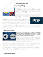 Casos de Benchmarking