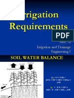 Calculating Irrigation Water Requirements