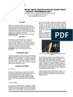 Laboratory Report Metal Identification by Spark Tests Aircraft Engineering Dept