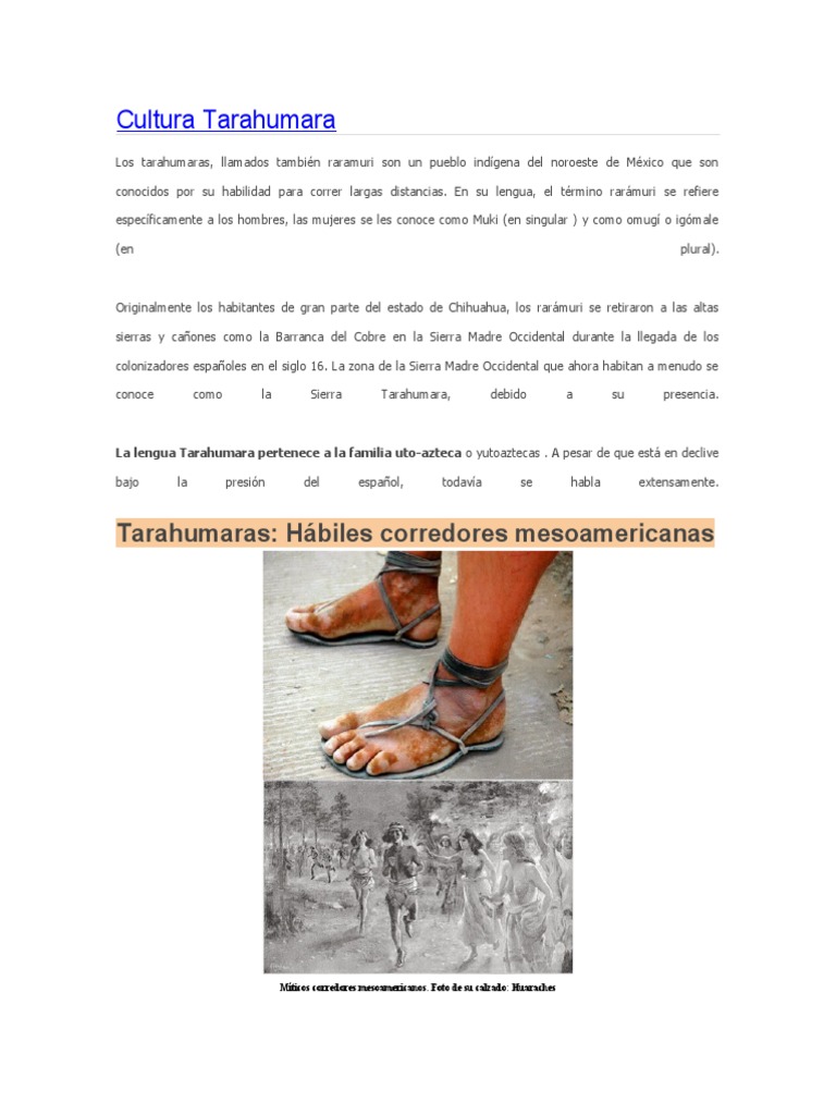 Cultura Tarahumara | PDF | Ropa | Religión y creencia