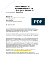 El Cooperativismo Agrario y Su Contribución Al Desarrollo Rural Resumen