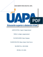 Tarea 3 de Logica Computacional, Henry Junior Ortiz Torres