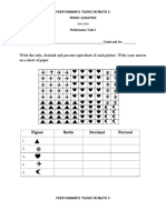 Write The Ratio, Decimal and Percent Equivalent of Each Picture. Write Your Answer On A Sheet of Paper