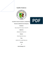 Análisis de Estados Financieros Informe