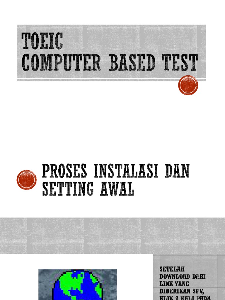 Panduan Tes TOEIC CBT dan Setup Antivirus | PDF | Karier & Perkembangan ...