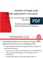 On-Line Detection of Large-Scale Parallel Application's Structure