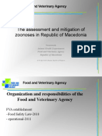 The Assessment and Mitigation of Zoonoses in Republic of Macedonia
