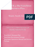 Chapter 3 The Franchisor Business Plan