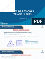 Áreas triangulares: fórmulas y cálculos