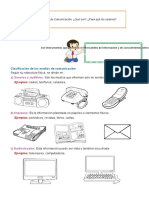 Medios de Comunicación para Primer Grado de Primaria Samuel