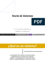 Teoría de Sistemas Ergonómicos