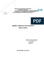 Ensayo Deberes y Derechos Como Ciudadanos