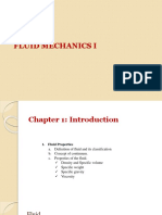 Fluid Mechanics I