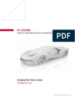 GT Legend: Ford GT Inspired Paper Supercraft