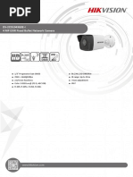 DS-2CD1043G0E-I 4 MP EXIR Fixed Bullet Network Camera