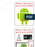 Module 1: Overview of Java For Android MOOC