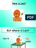 Where Is Leo Prepositions Fun Activities Games Grammar Drills Oneonone Activ - 7695