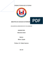 Evaluación de La Prucción en PCC y en Locomoción