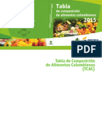 Tabla Icbf Nutricion 2015