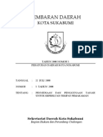 Perda No 5 Tahun 2008 Tentang Penyediaan Dan Penggunaan Tanah Untuk Keperluan Tempat Pemakaman