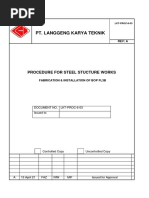 6.3 Procedure Steel Work