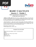 Basic Calculus: Quarter 3 - Module 3