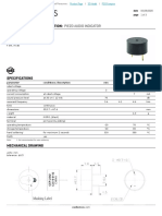 MODEL: CEP-2242 Description: Piezo Audio Indicator: Features