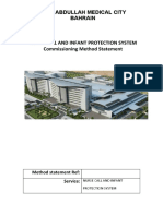 Draft Format - Method Statement of Commissioning NURSE CALL