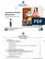 Implementation Guide For The Learning Delivery Modalities 3