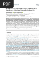 Social Sciences: "Girl Power": Gendered Academic and Workplace Experiences of College Women in Engineering