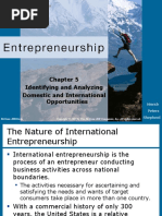 Identifying and Analyzing Domestic and International Opportunities