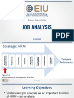 HRM351 Job Analysis