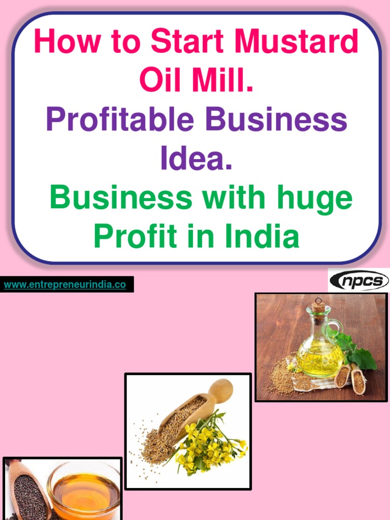 How To Start Mustard Oil Mill. Profitable Business Idea. Business With