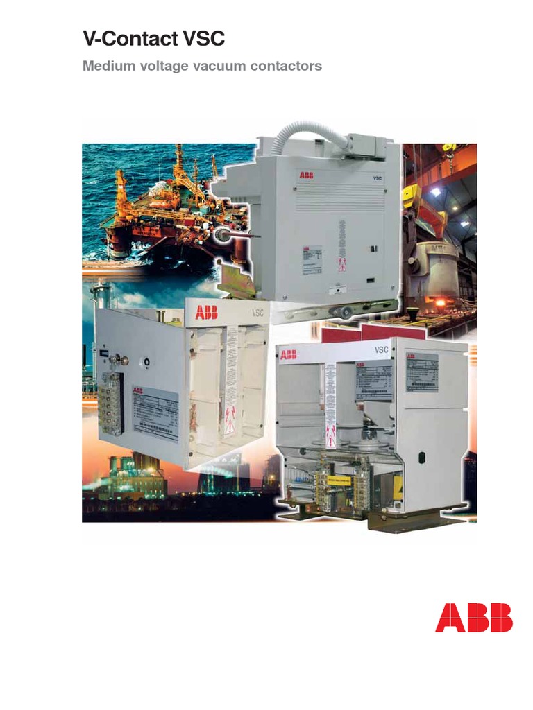Medium Voltage V-Contact VSC Contactor Guide | PDF | Fuse (Electrical ...