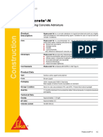 Plastocrete - N: Waterproofing Concrete Admixture