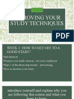Improving Your Study Techniques