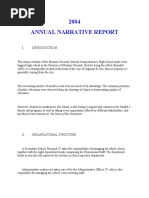Download annual narrative report a sample by Whilma Fernando SN50844881 doc pdf