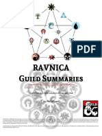 Ravnica Guild Summaries