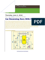 Car Reversing Horn