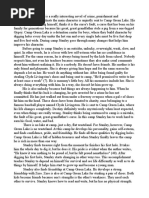 Characters and Setting in 