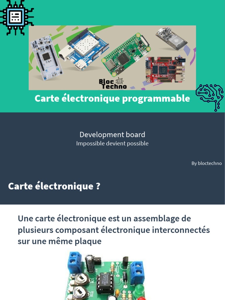 Introduction aux cartes électroniques programmables | PDF ...