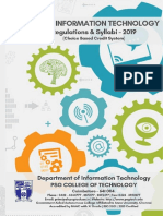 B.tech IT 2019 Regulations