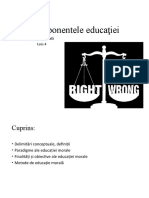 Pedagogie - Modul Universitar Cursul 4