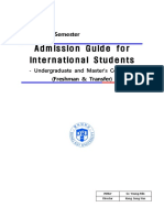 Admission Guide For International Students - Additional Recruiting