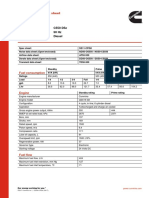 Model: C550 D5e Frequency: 50 HZ Fuel Type: Diesel: Generator Set Data Sheet