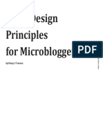 Basic Design Principles For Microbloggers: Bygilangj. Pramana