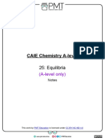 CAIE Chemistry A-Level: 25: Equilibria