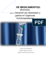 GUIA MEDICAMENTOS Diluciones Administracion Por Dosis Peso y Goteos