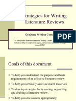 PPTS On Strategies For Writing Literature Reviews